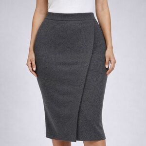 a new day Charcoal Pencil Skirt